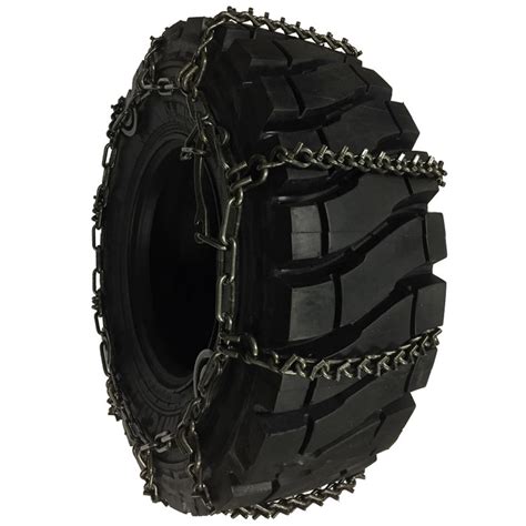 skid steer reinforced net chains|V.